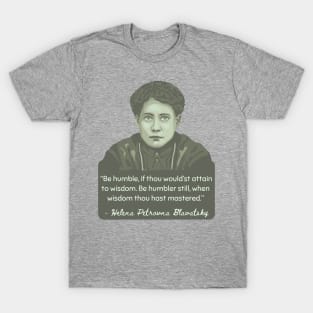 H. P. Blavatsky Portrait and Quote T-Shirt